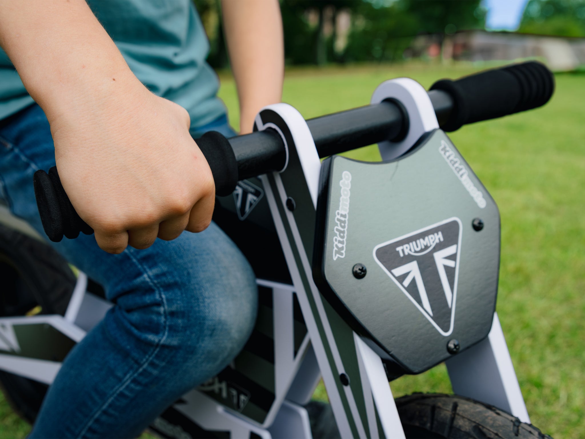 kiddimoto製バランスバイク 三輪車 手押し棒付き 子供用 折りたたみ キックバイク バランスバイク