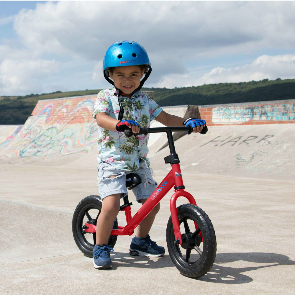 Kiddimoto Red Super Junior Metal Balance Bike