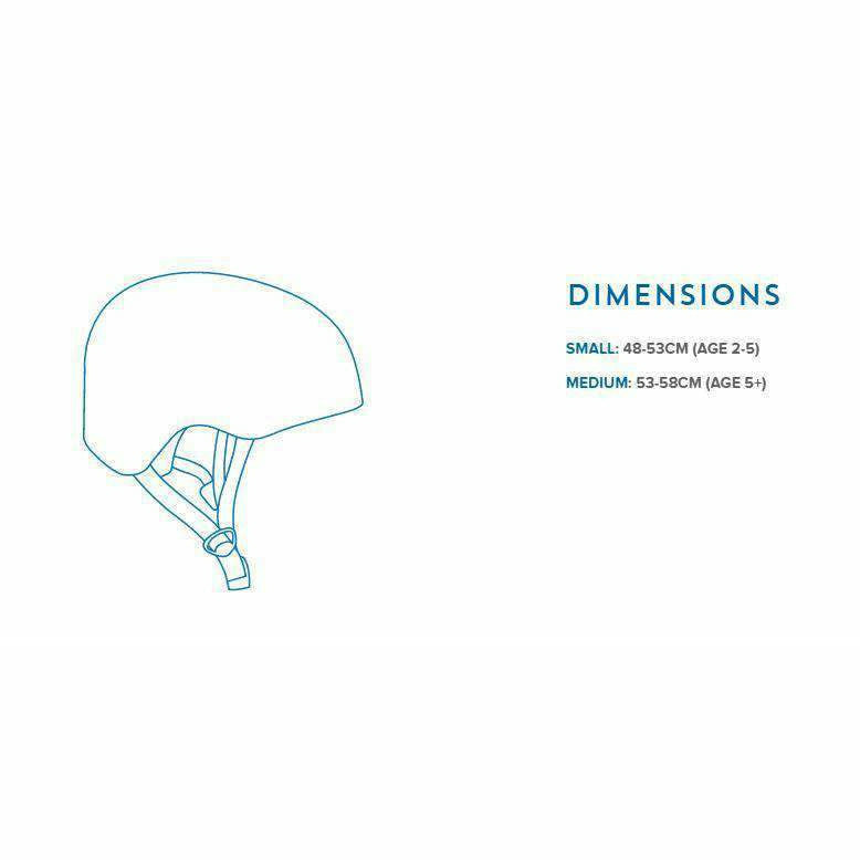 Kiddimoto IKON Helmet Blue/White